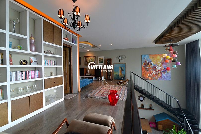 Bán căn hộ Penhouse 200m2 tòa Pakexim 3phòng ngủ nội thất đẹp (6)