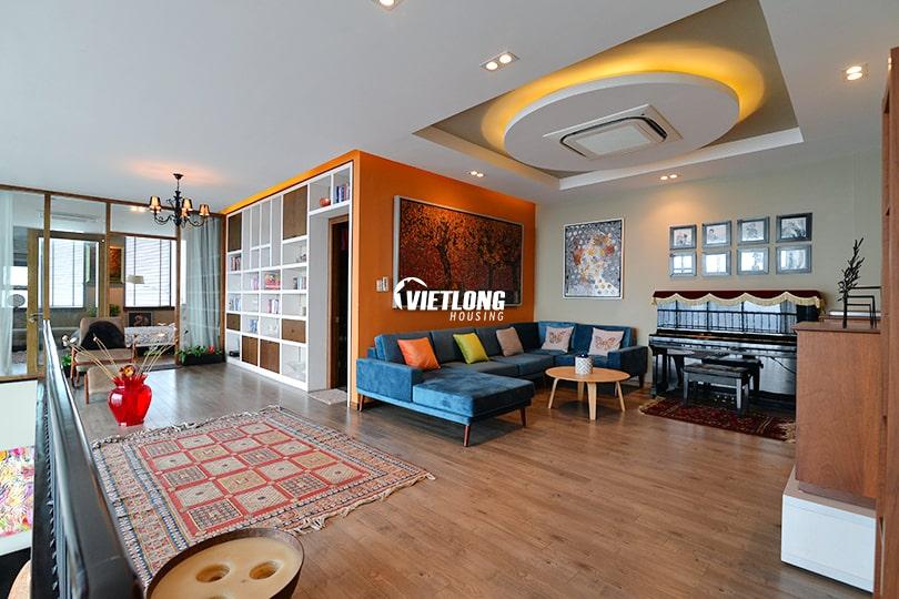 Bán căn hộ Penhouse 200m2 tòa Pakexim 3phòng ngủ nội thất đẹp (7)