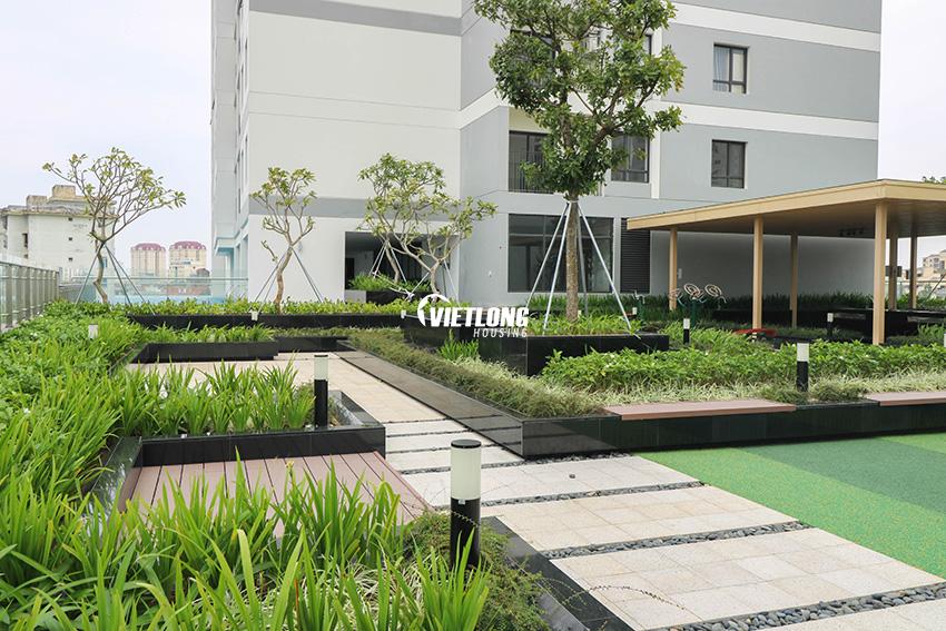 Cho thuê căn hộ 02 phòng ngủ nội thất cơ bản Giá 12trtháng tại Kosmo Tây Hồ (12)